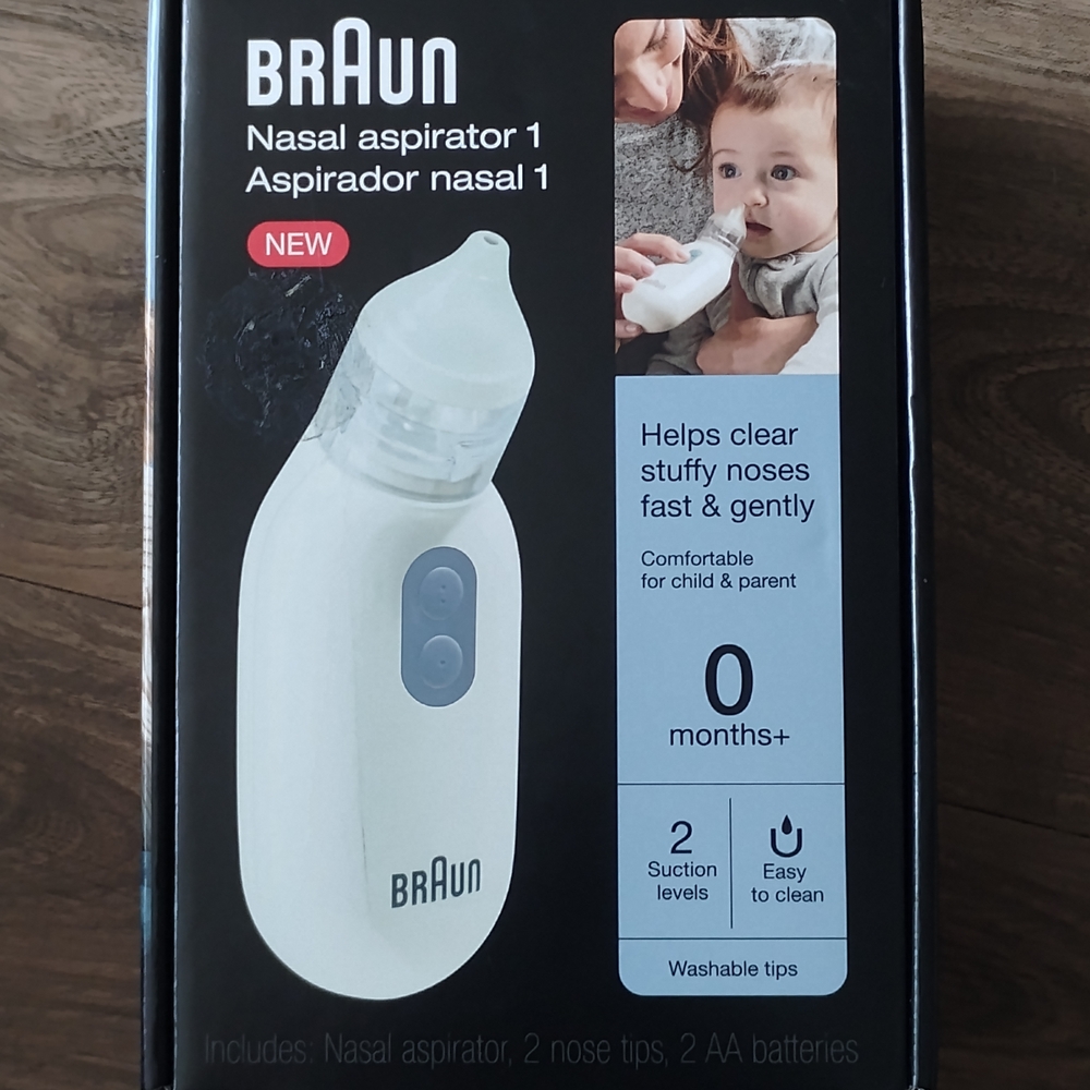 Braun Nasal Aspirator for Kids - White